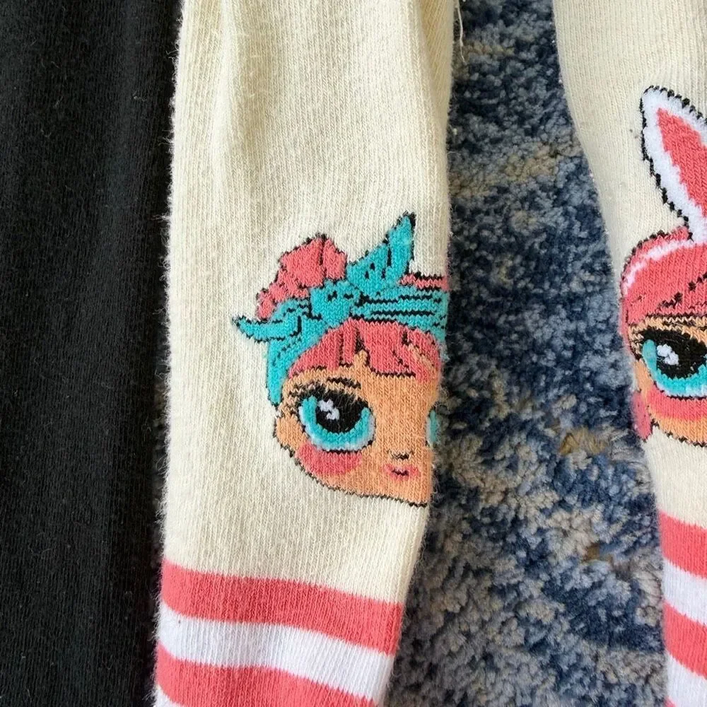 Set of 4 toddler girls kids tights size 4-5